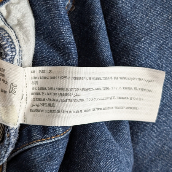 Abercrombie & Fitch Women's Ultra High Rise Curve Love Ankle Straight Jeans - Picture 4 of 4